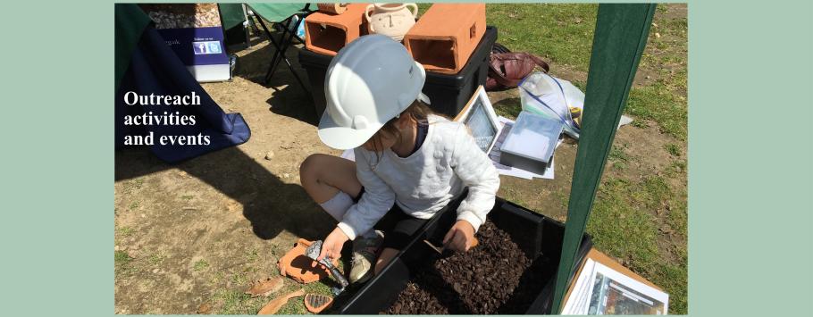 Outreach of childrens dig box