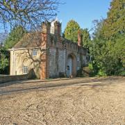 New car park inside Great Gate, Farnham Castle